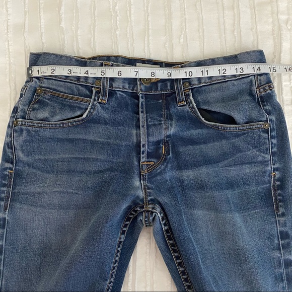 Hudson Bryon Five Pocket Straight Leg Denim Jeans Size 30 - Picture 11 of 13